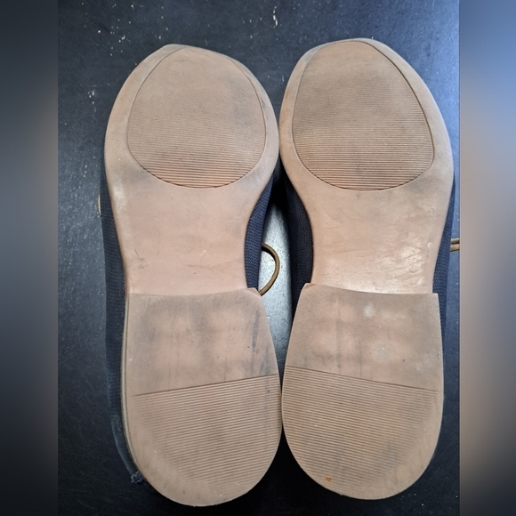 Vintage Dorothy Gaynor Navy Blue Suede Shoes - Picture 8 of 8